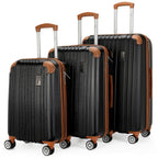 Travellty Collins 3-Piece Expandable Polycarbonate Luggage Set