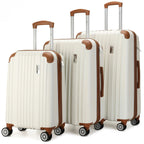 Travellty Collins 3-Piece Expandable Polycarbonate Luggage Set