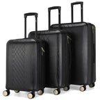 Travellty 3-Piece Expandable Polycarbonate Luggage Set