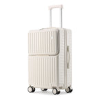Front-Fastening Hardside Carry-On Suitcase