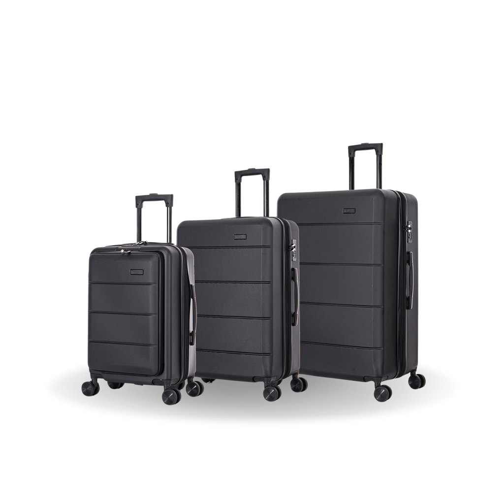 InUSA Elysian 3-Piece Hardside Spinner Luggage Set