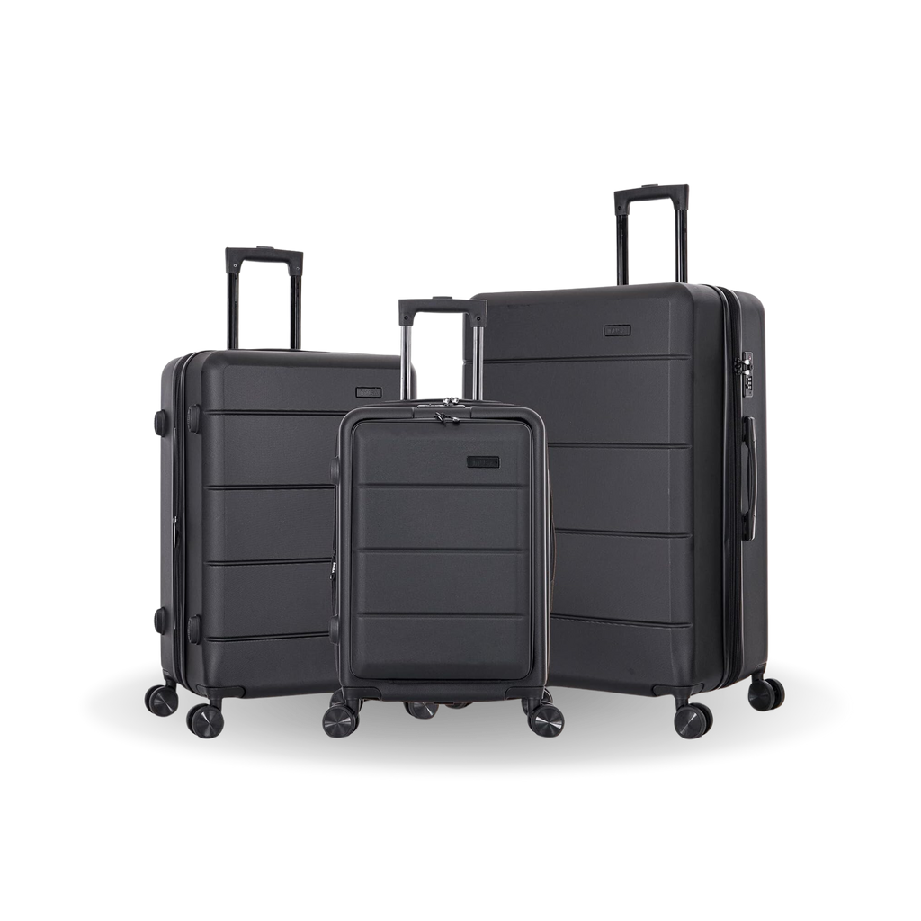 InUSA Elysian 3-Piece Hardside Spinner Luggage Set