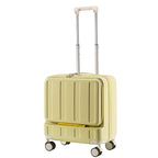 18-Inch Full-Opening Hardside Carry-On Suitcase
