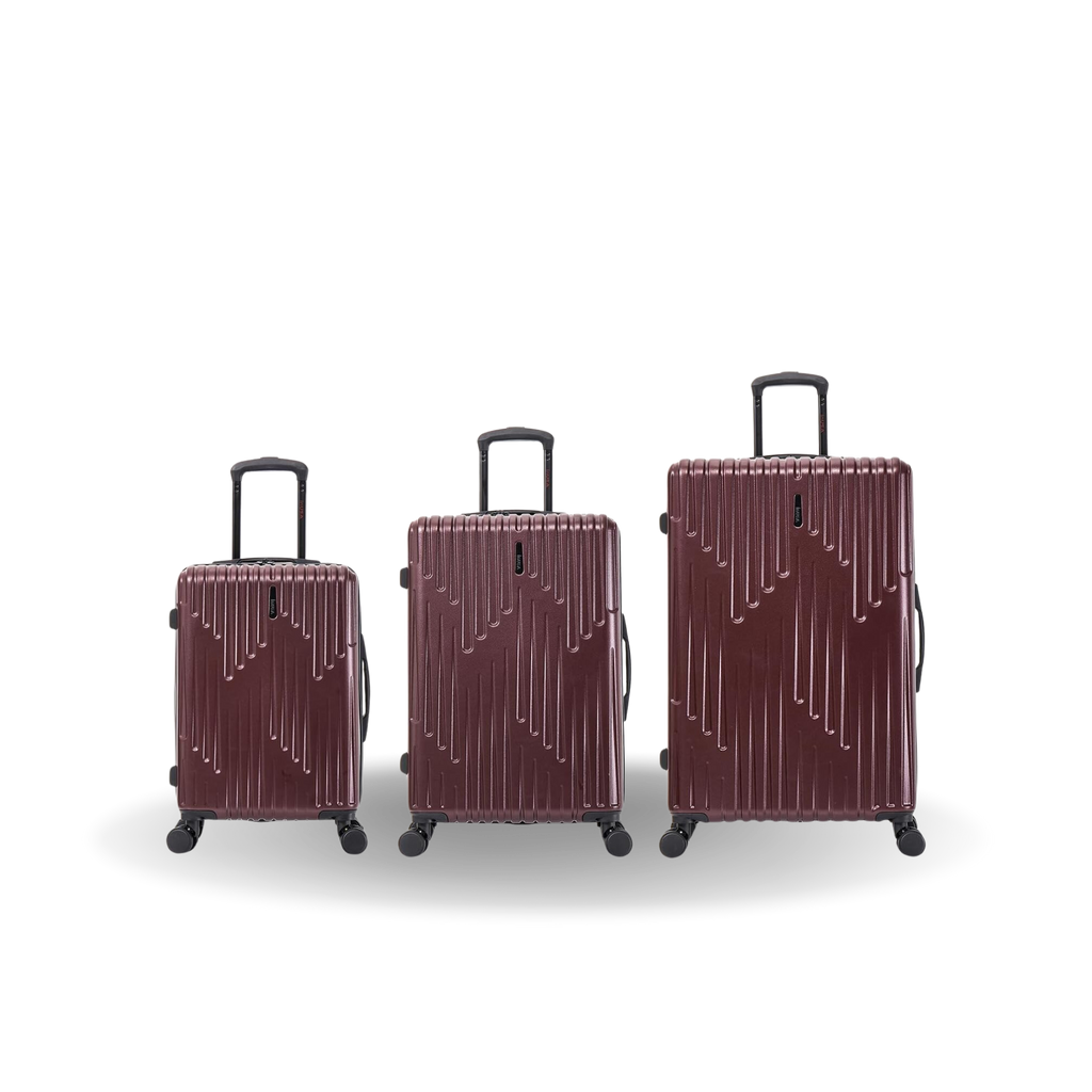InUSA Drip 3-Piece Hardside Spinner Luggage Set