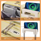18-Inch Full-Opening Hardside Carry-On Suitcase