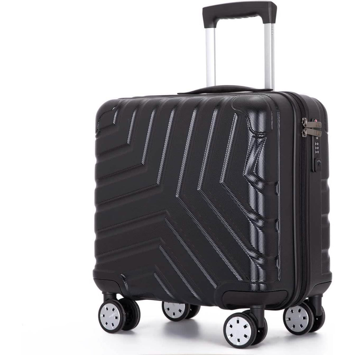 16" Hardside Rolling Travel Case with TSA Lock