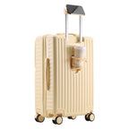 Front-Fastening Hardside Carry-On Suitcase