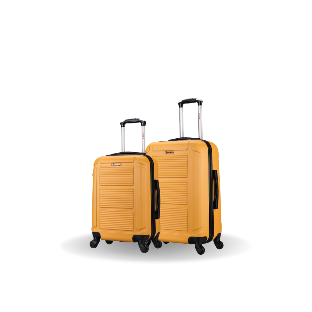 InUSA Pilot 2-Piece Hardside Spinner Luggage Set