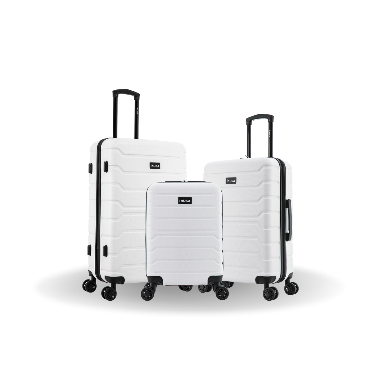 InUSA Trend 3-Piece Hardside Spinner Luggage Set
