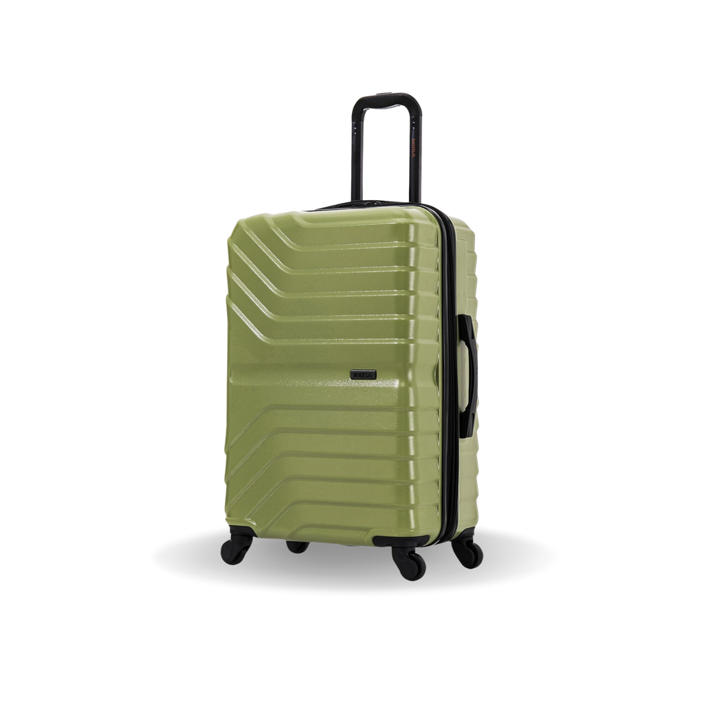 InUSA Aurum 24" Hardside Spinner Checked Suitcase