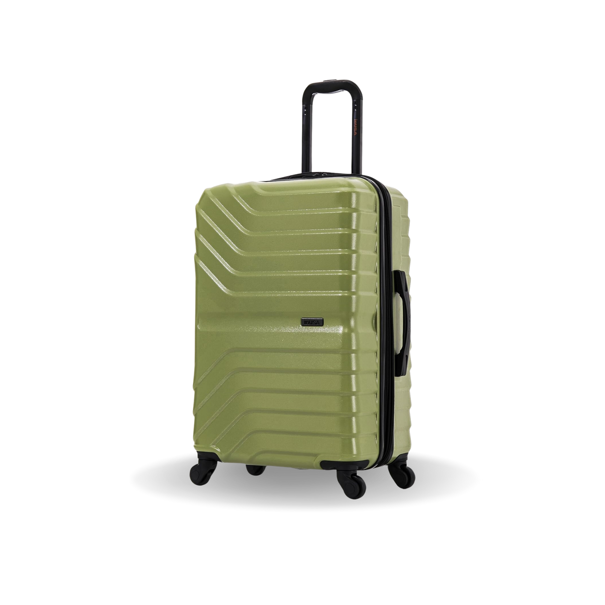 InUSA Aurum 24" Hardside Spinner Checked Suitcase