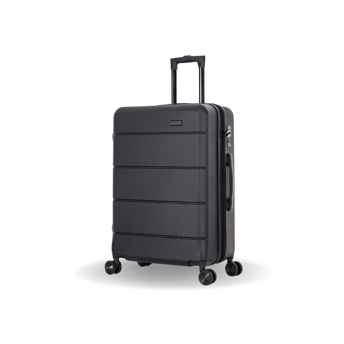 InUSA Elysian 24-Inch Hardside Spinner Checked Luggage