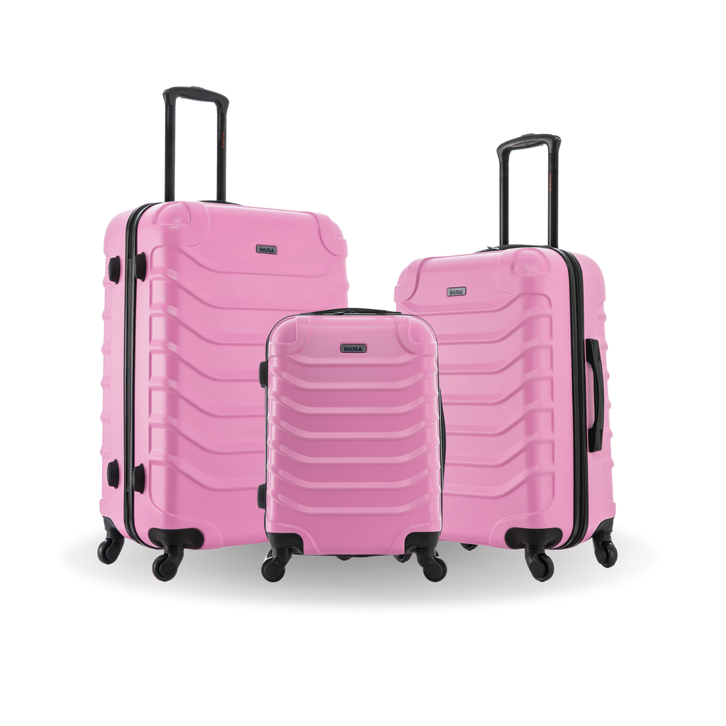 InUSA Endurance 3-Piece Hardside Spinner Luggage Set