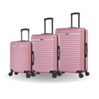 InUSA Deep 3-Piece Hardside Spinner Luggage Set