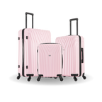InUSA Vasty 3-Piece Hardside Spinner Luggage Set