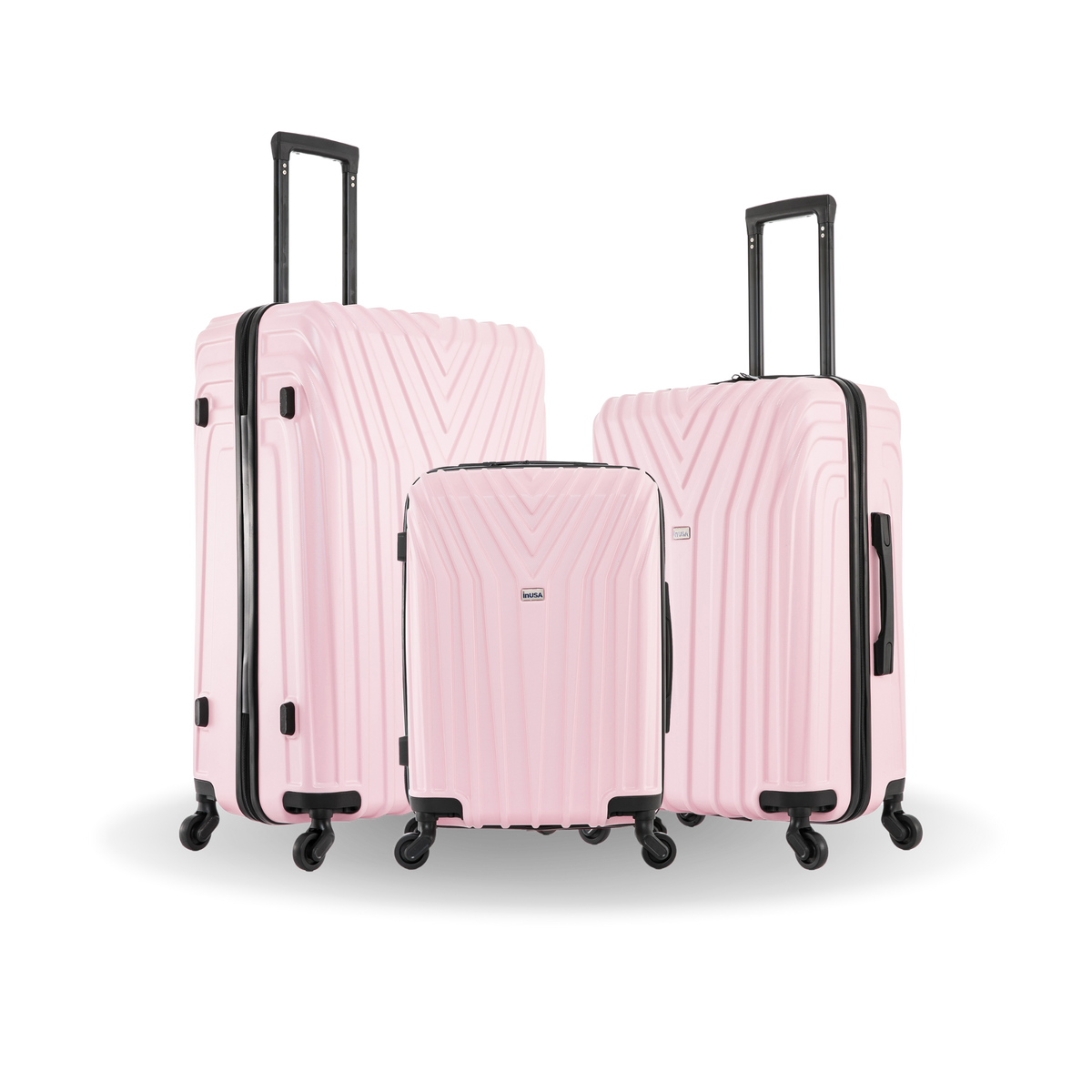 InUSA Vasty 3-Piece Hardside Spinner Luggage Set