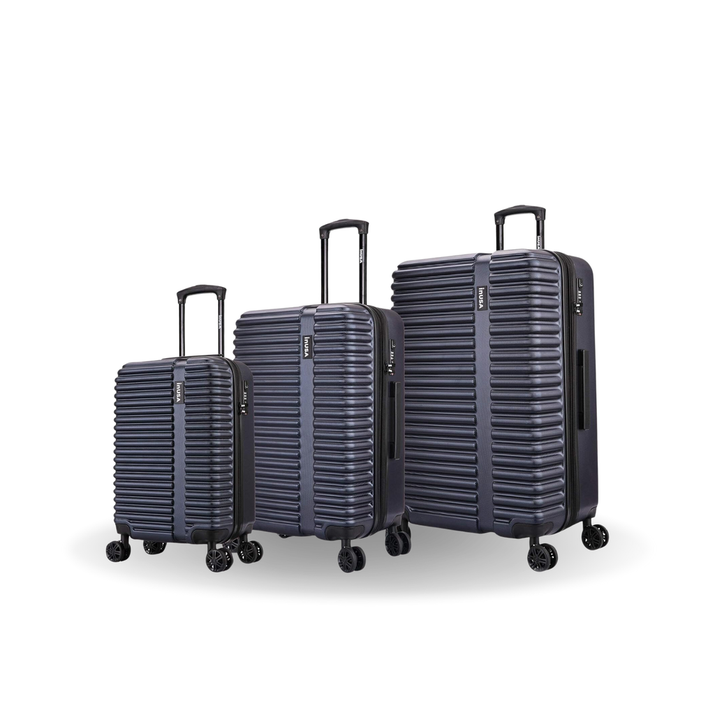 InUSA Ally 3-Piece Hardside Spinner Luggage Set