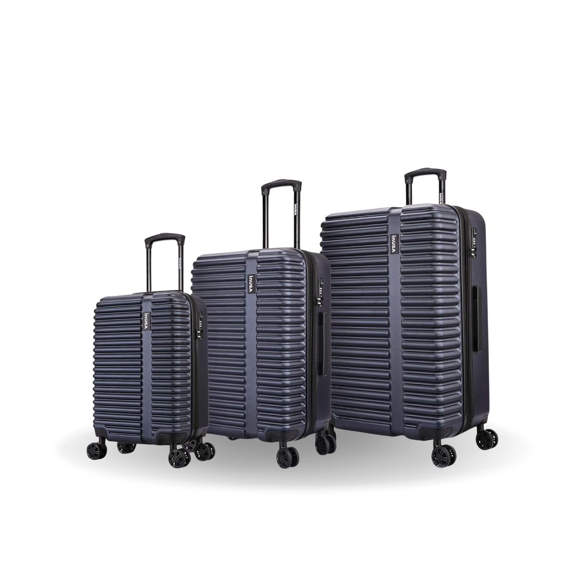 InUSA Ally 3-Piece Hardside Spinner Luggage Set