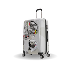 InUSA Prints 28-Inch Hardside Checked Suitcase