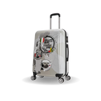 InUSA Prints 24" Hardside Spinner Checked Suitcase