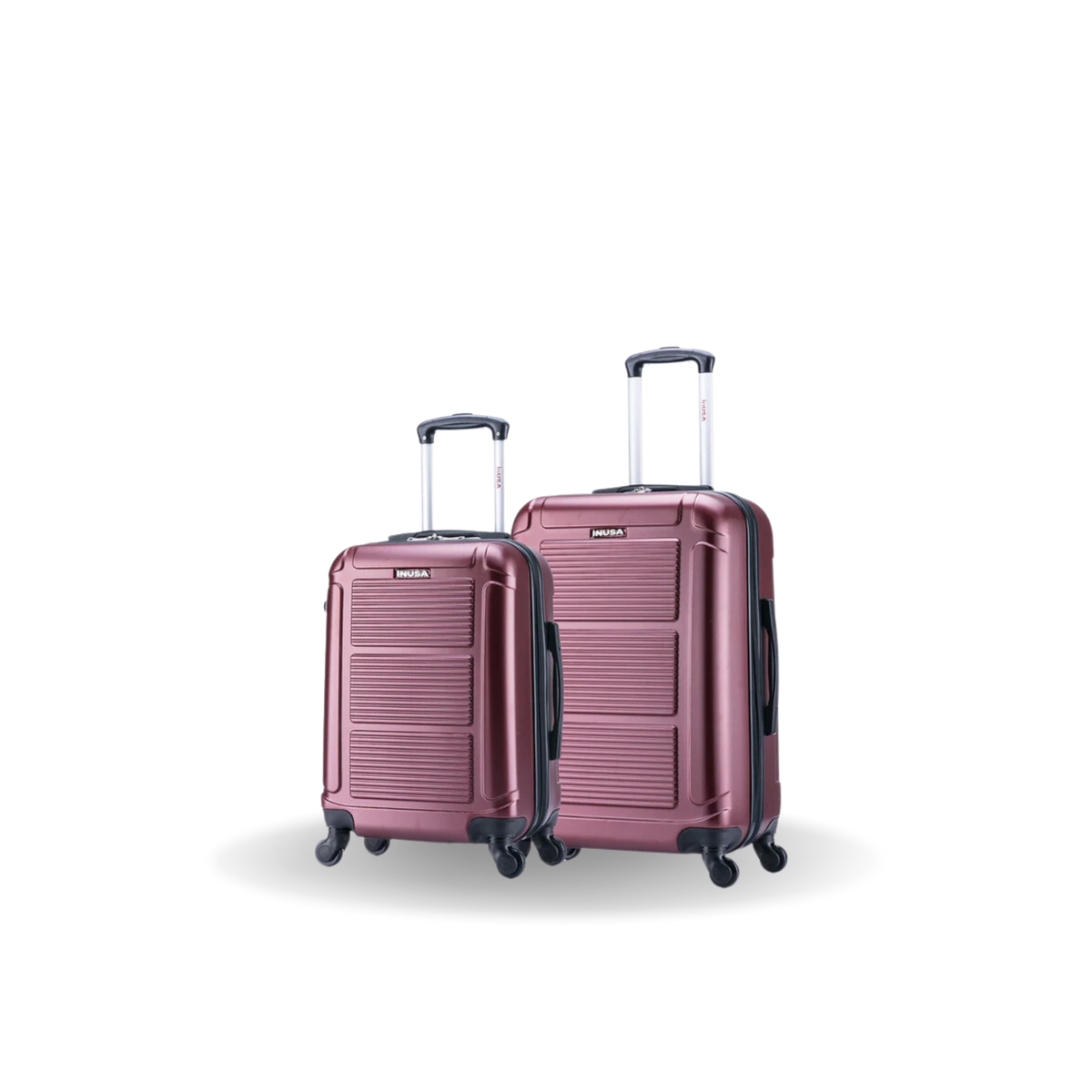 InUSA Pilot 2-Piece Hardside Spinner Luggage Set