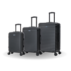 InUSA Deep 3-Piece Hardside Spinner Luggage Set