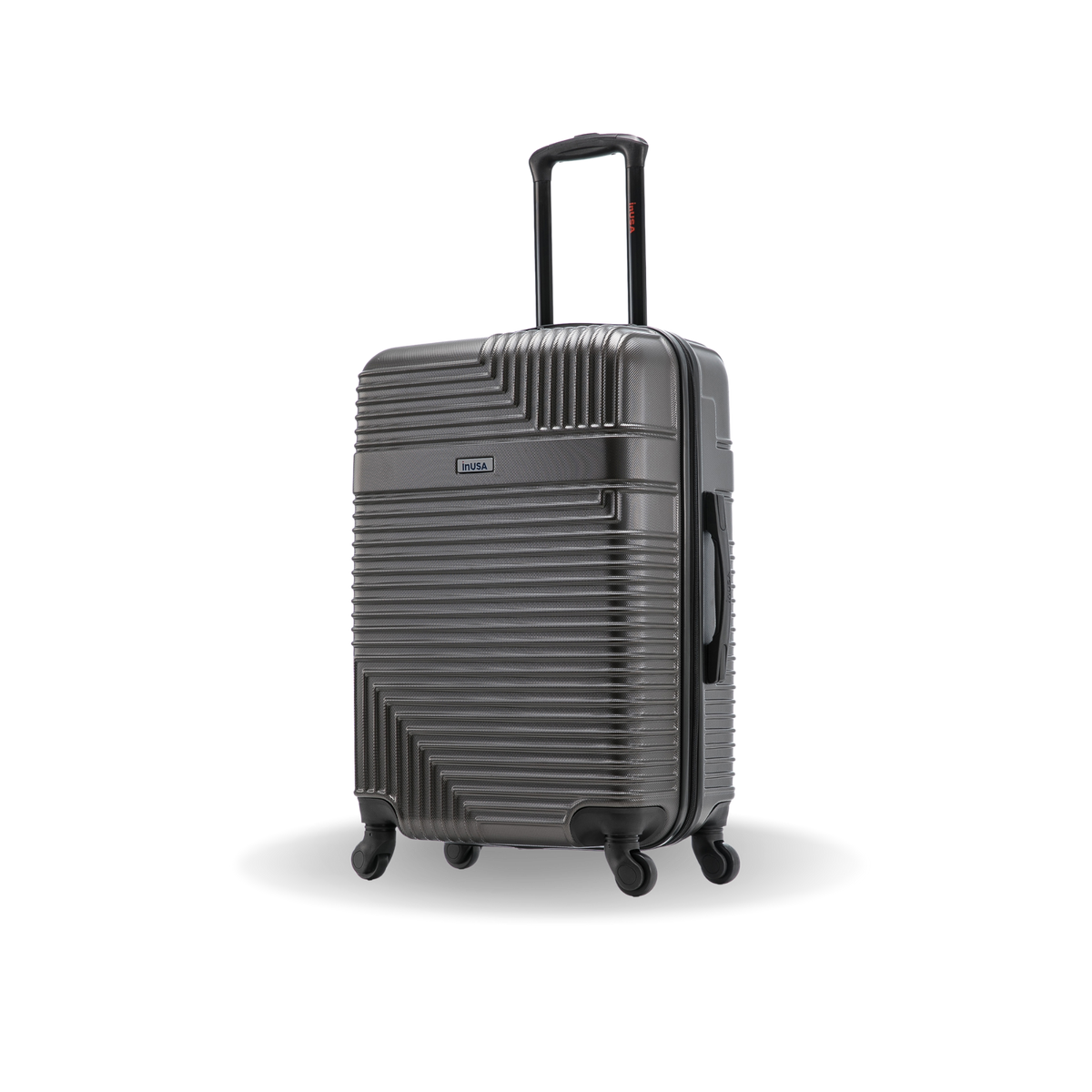 InUSA Resilience 24" Hardside Spinner Checked Suitcase