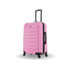 InUSA Endurance 24" Hardside Spinner Checked Suitcase