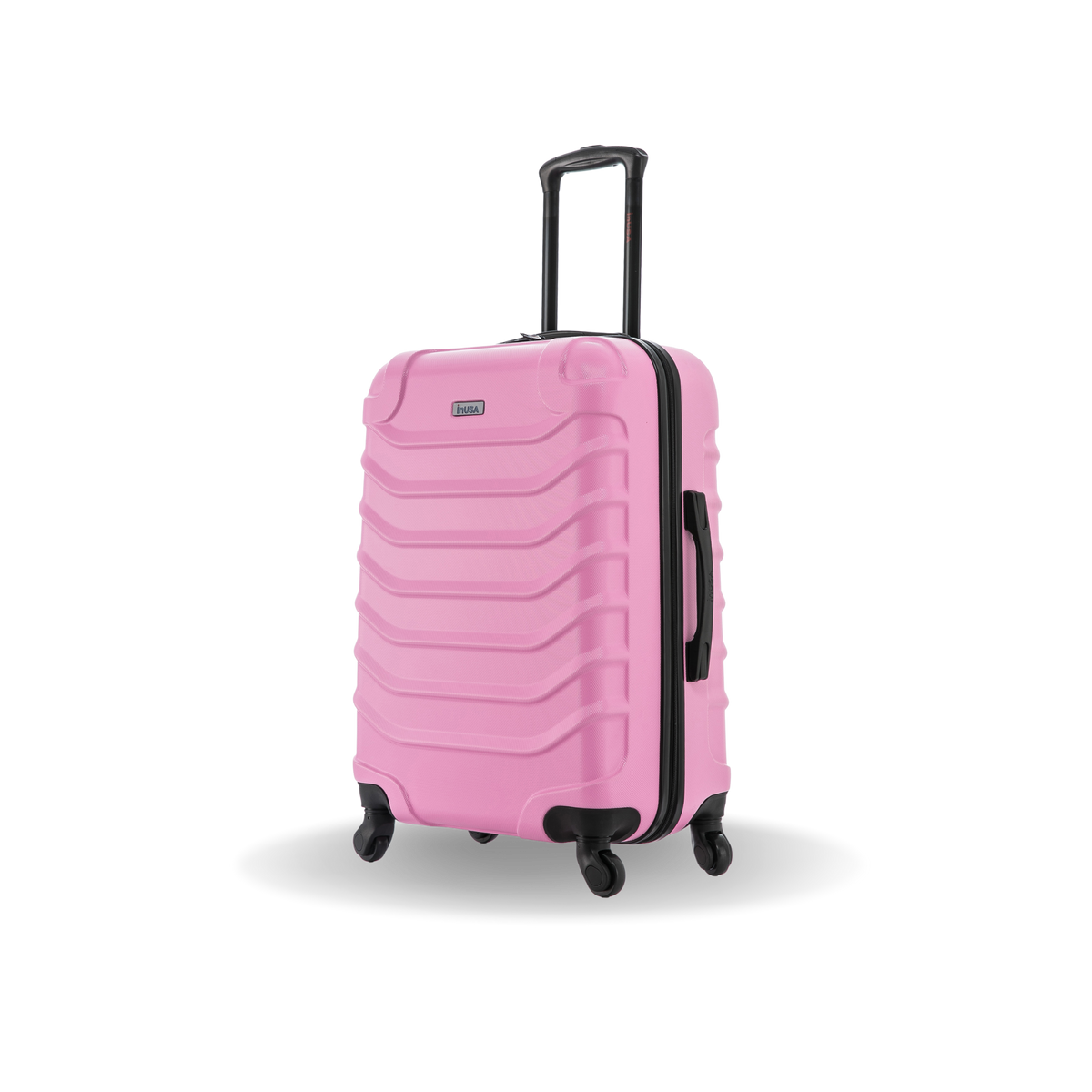 InUSA Endurance 24" Hardside Spinner Checked Suitcase