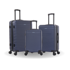 InUSA Deep 3-Piece Hardside Spinner Luggage Set
