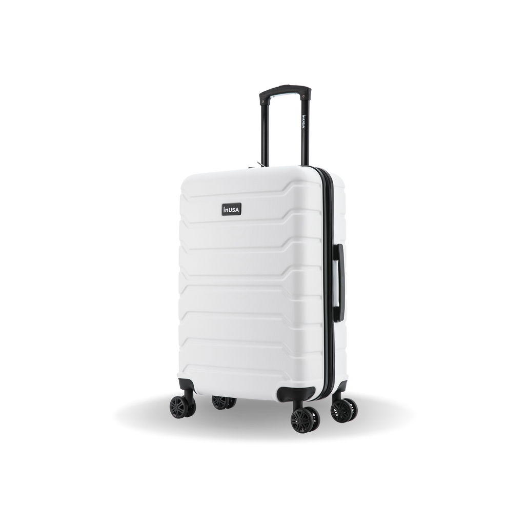 InUSA Trend 24" Hardside Spinner Checked Suitcase