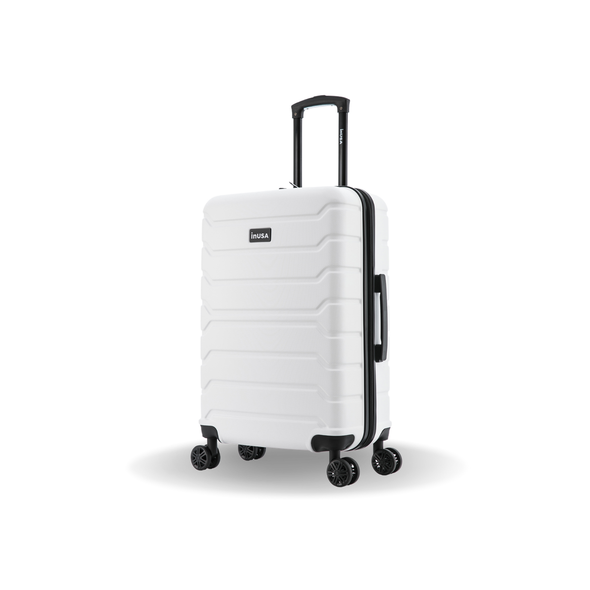 InUSA Trend 24" Hardside Spinner Checked Suitcase