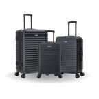 InUSA Deep 3-Piece Hardside Spinner Luggage Set