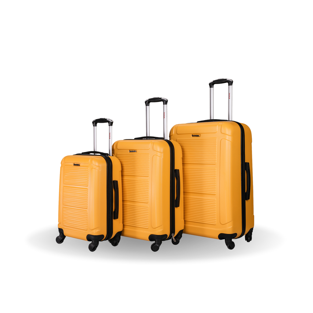 InUSA Pilot 3-Piece Hardside Spinner Luggage Set