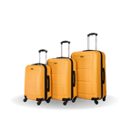 InUSA Pilot 3-Piece Hardside Spinner Luggage Set