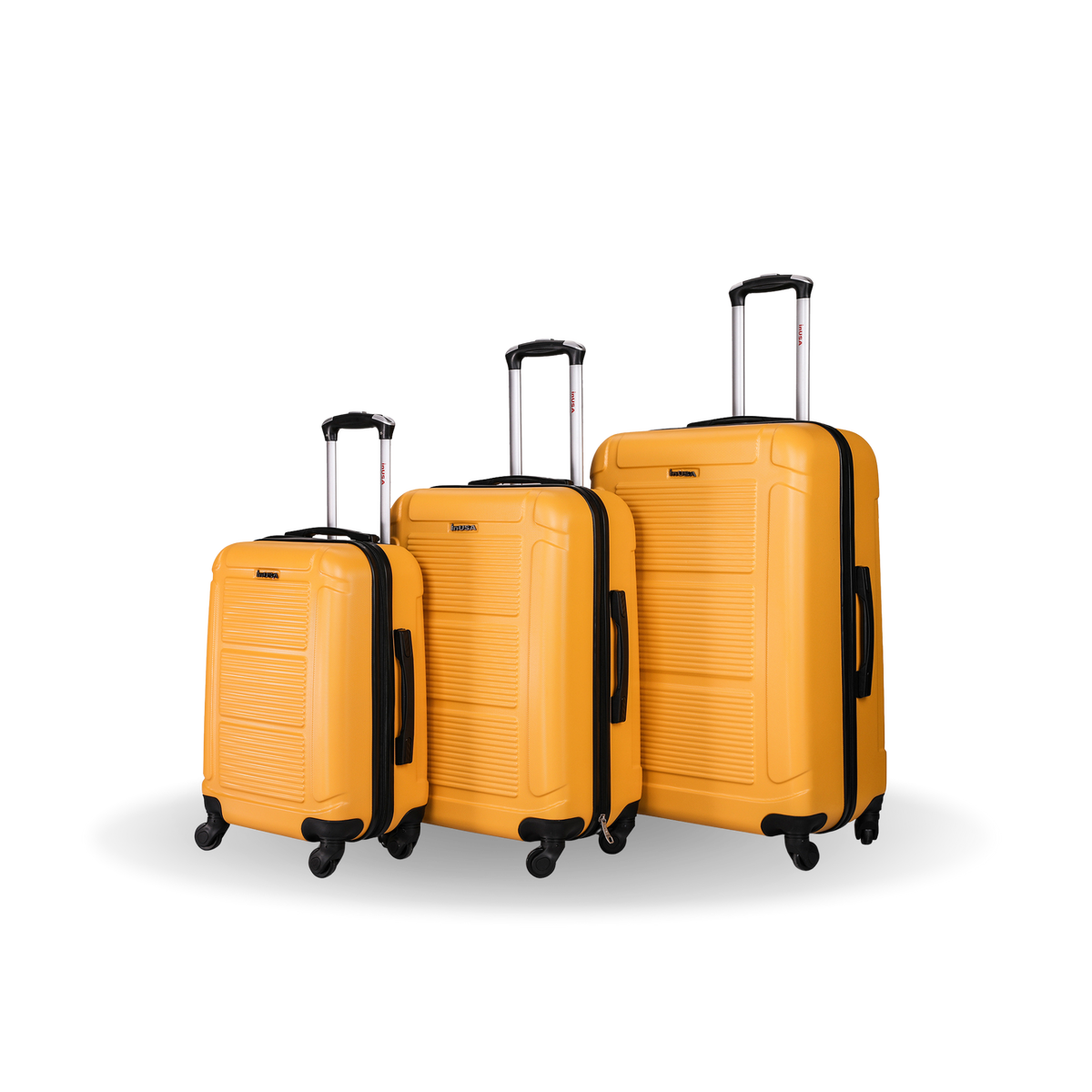 InUSA Pilot 3-Piece Hardside Spinner Luggage Set