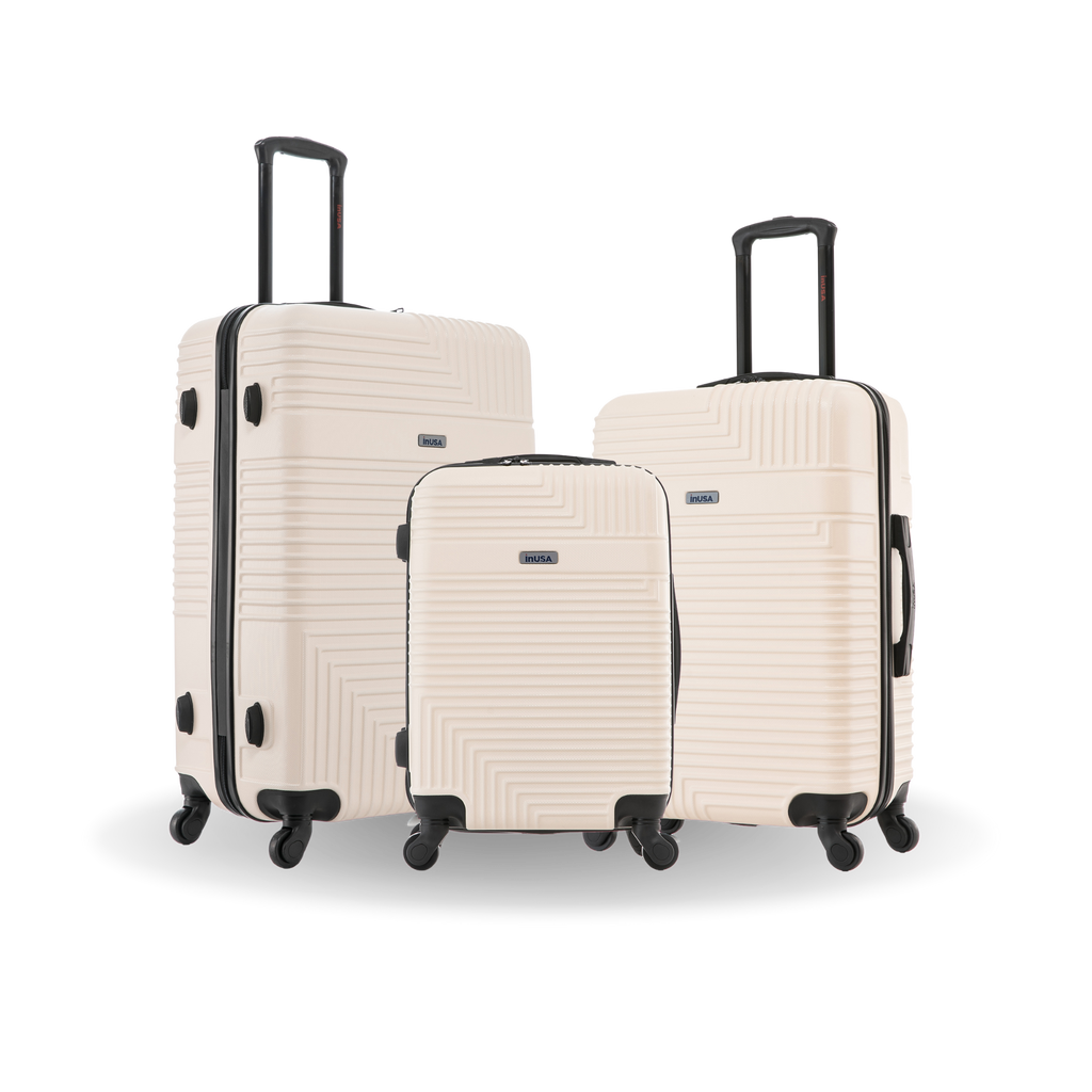 InUSA Resilience 3-Piece Hardside Spinner Luggage Set