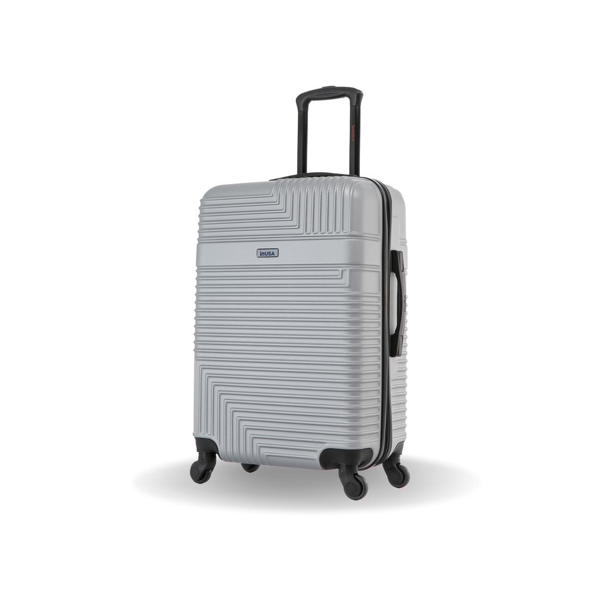 InUSA Resilience 24" Hardside Spinner Checked Suitcase