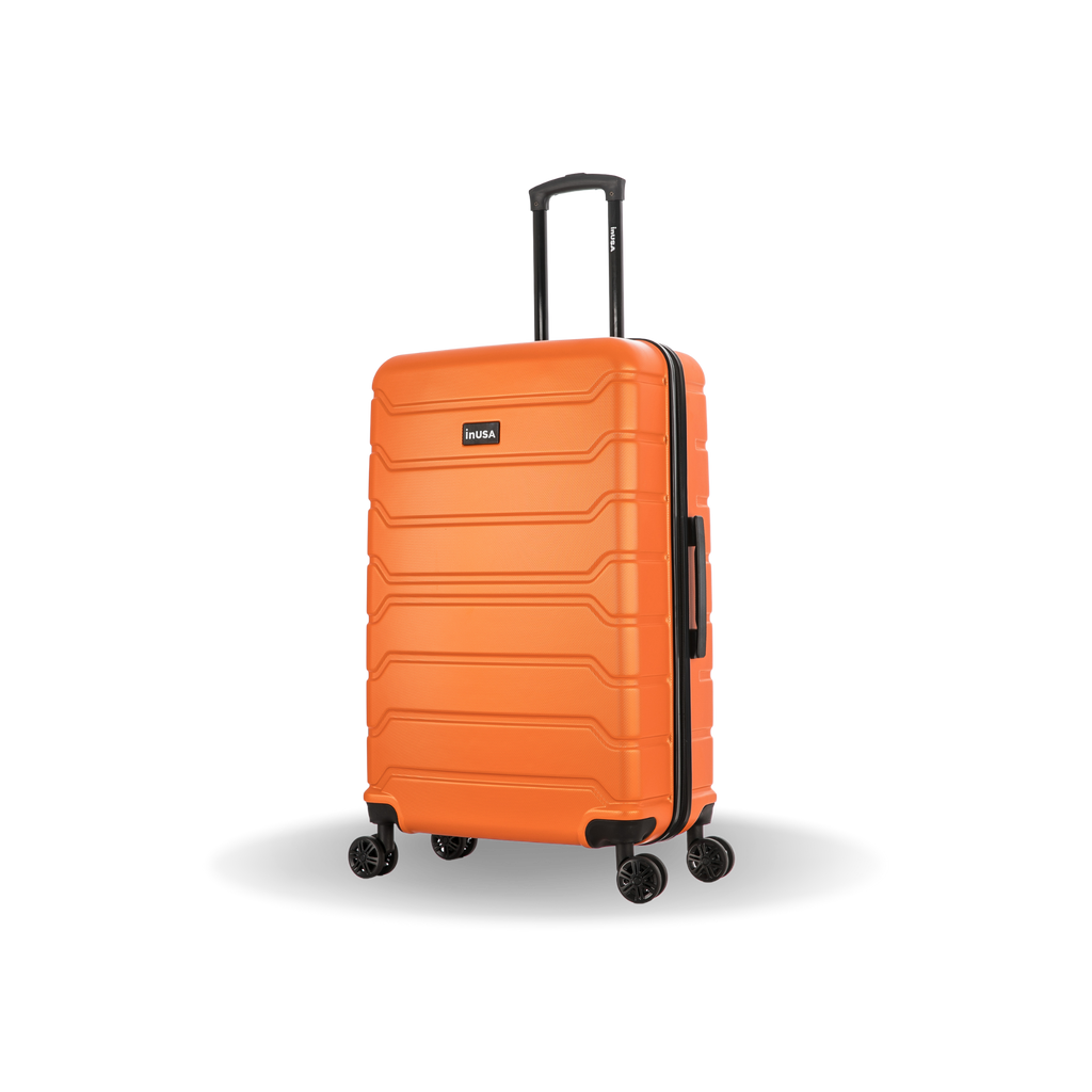 InUSA Trend 28" Hardside Spinner Checked Suitcase
