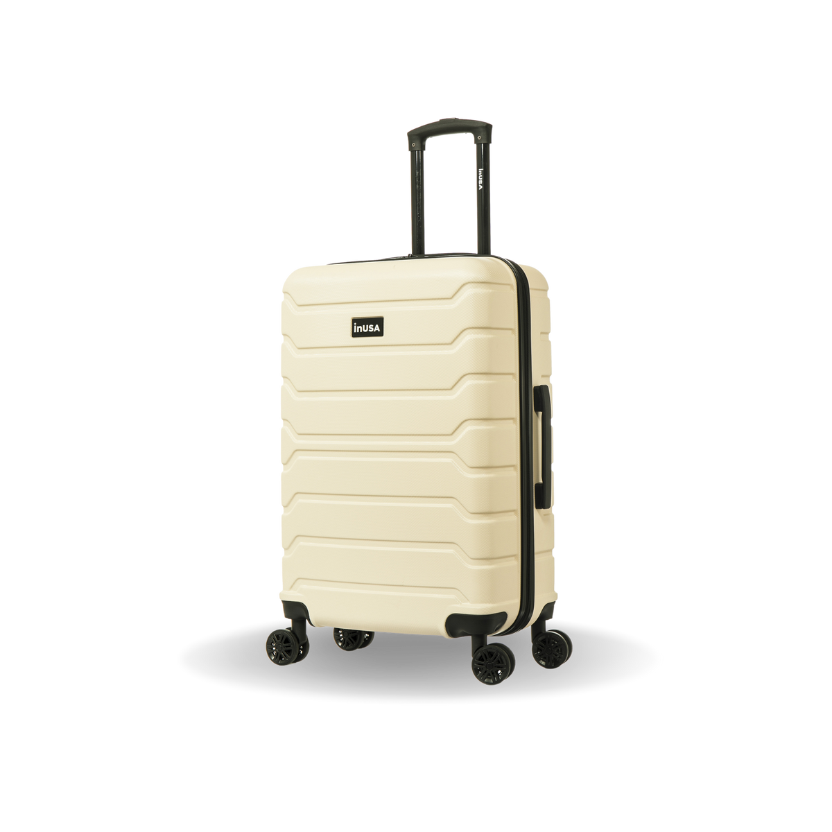 InUSA Trend 24" Hardside Spinner Checked Suitcase