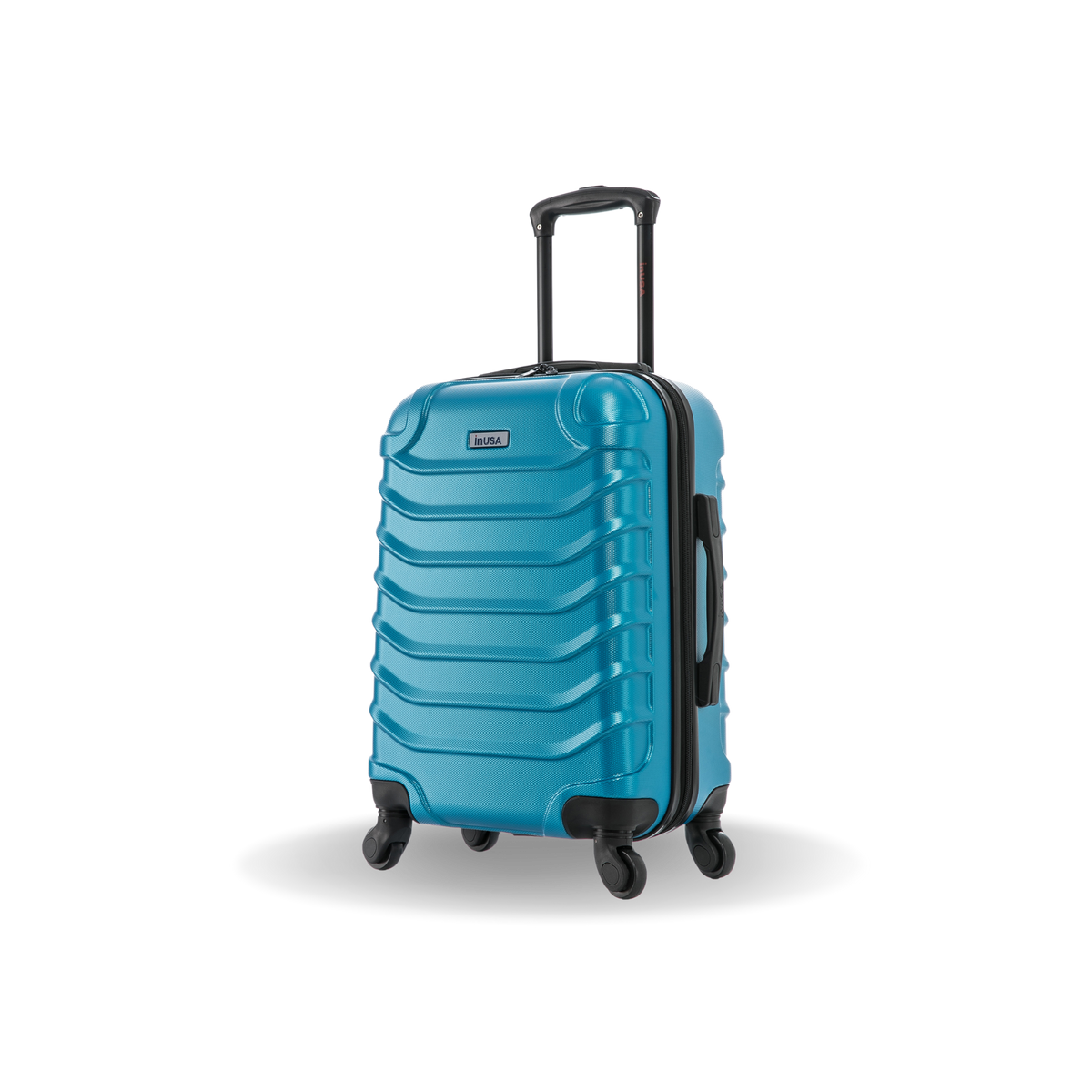 InUSA Endurance 24" Hardside Spinner Checked Suitcase