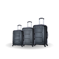 InUSA Pilot 3-Piece Hardside Spinner Luggage Set