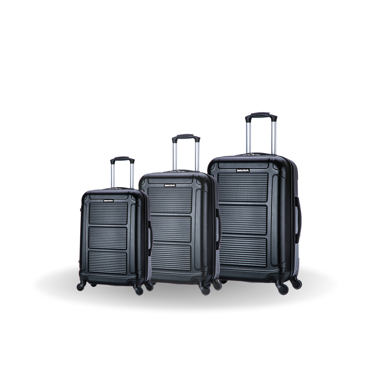 InUSA Pilot 3-Piece Hardside Spinner Luggage Set