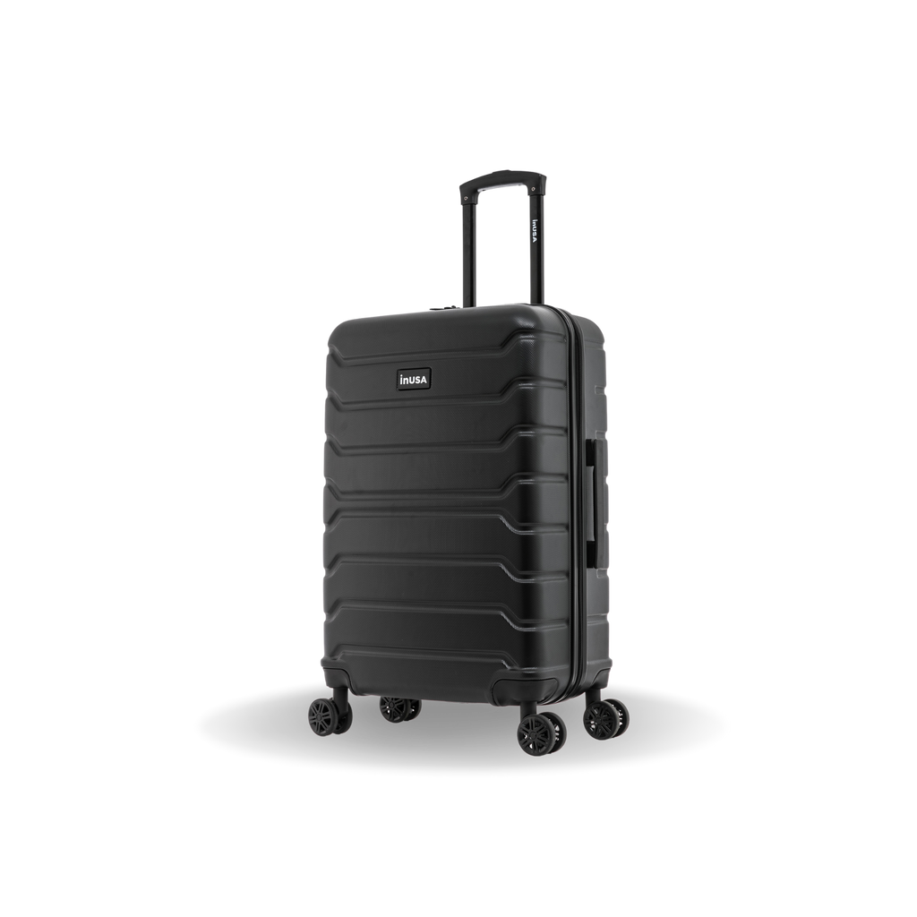 InUSA Trend 24" Hardside Spinner Checked Suitcase