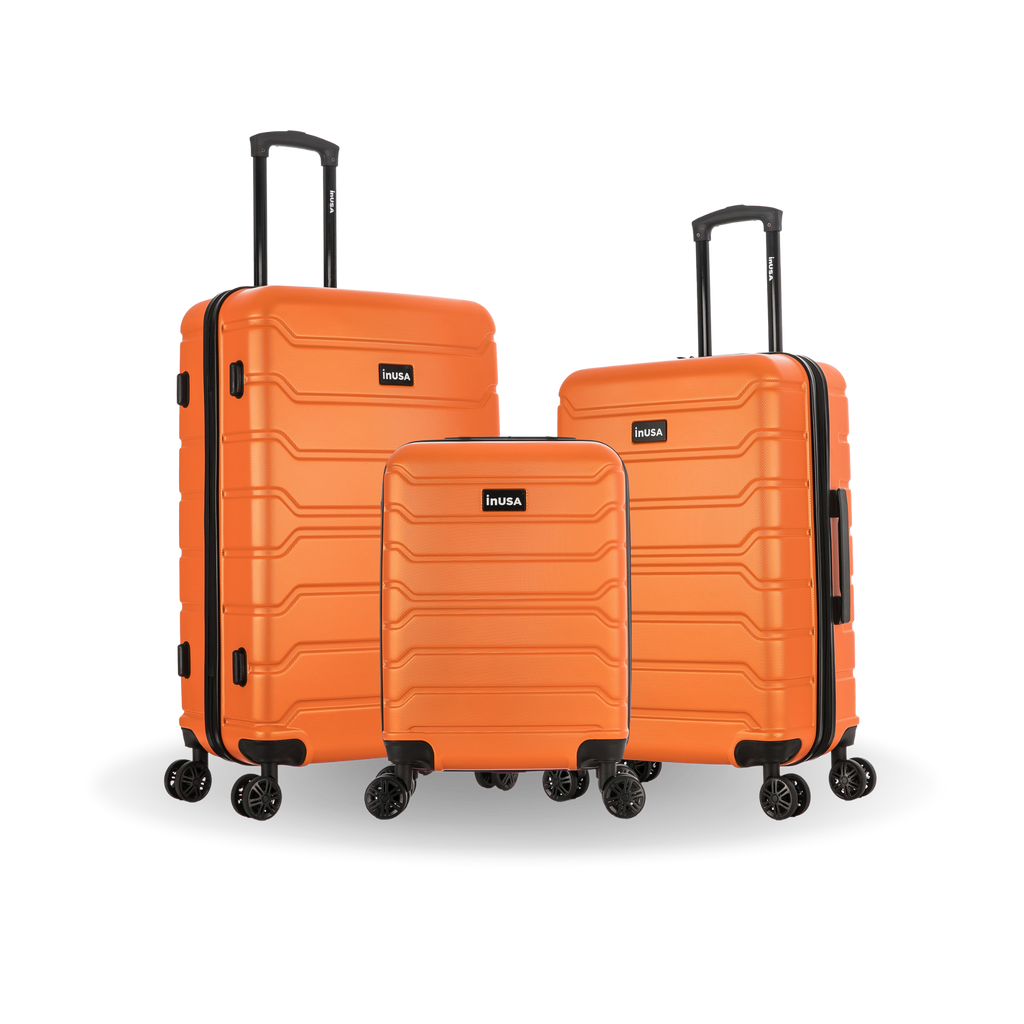 InUSA Trend 3-Piece Hardside Spinner Luggage Set