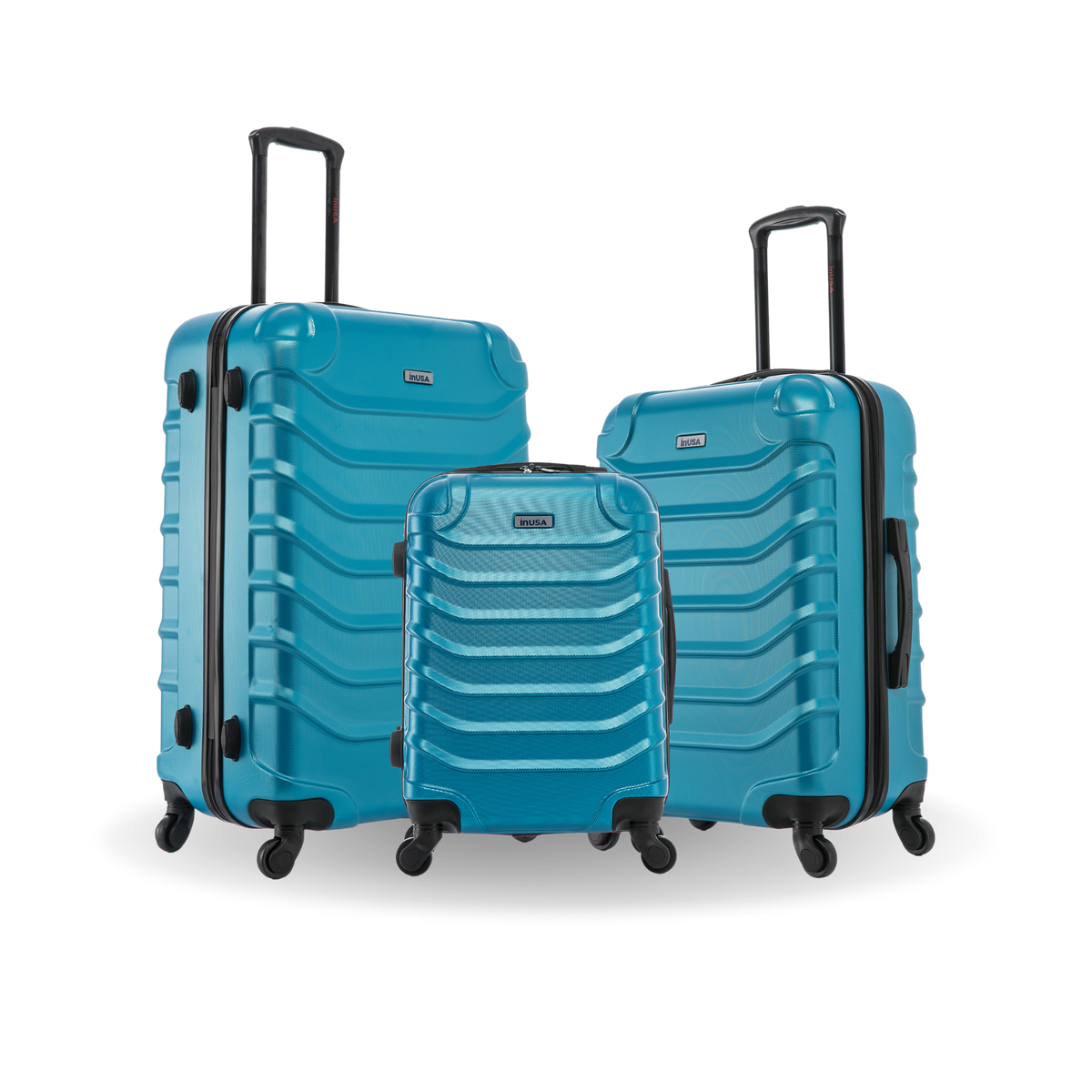 InUSA Endurance 3-Piece Hardside Spinner Luggage Set