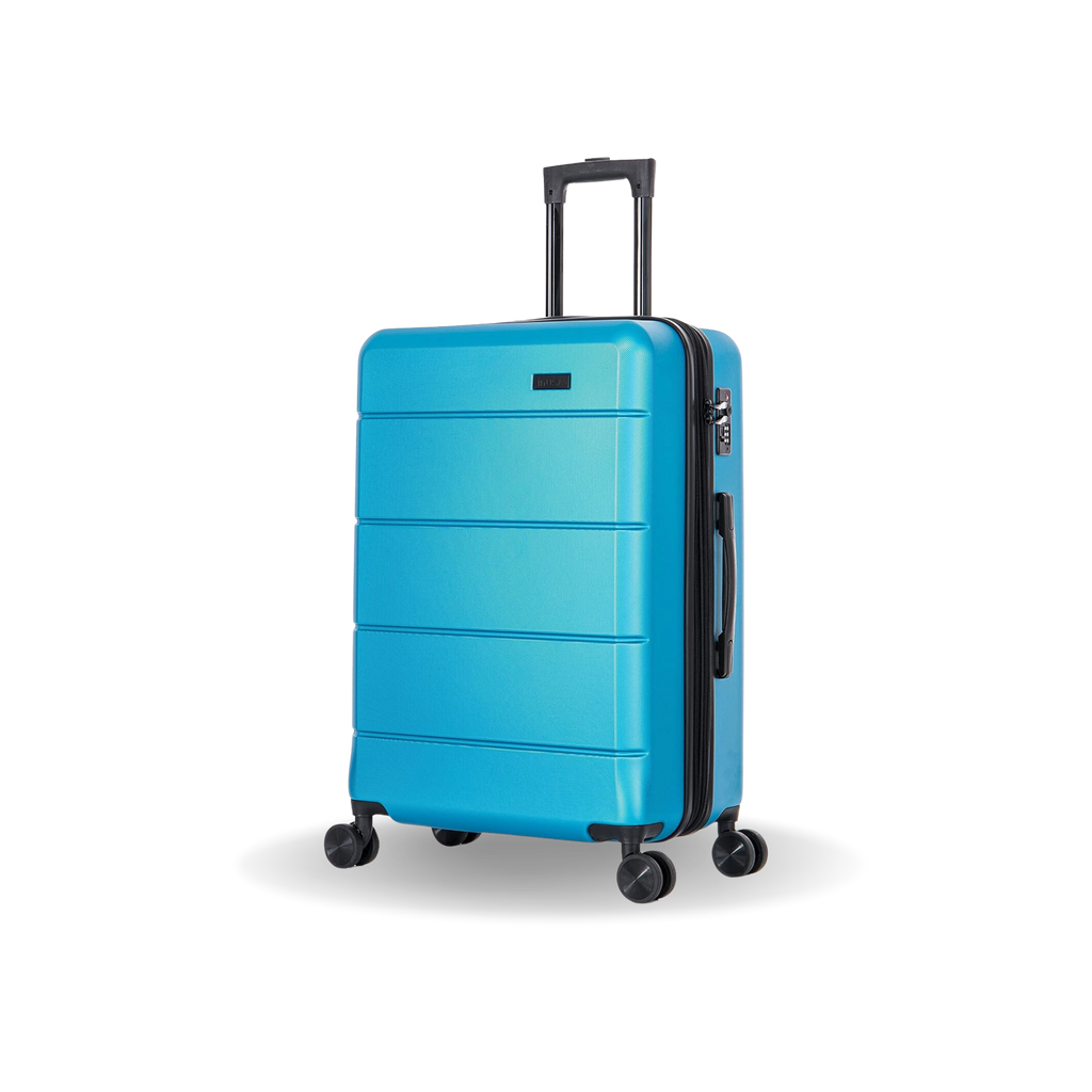 InUSA Elysian 24-Inch Hardside Spinner Checked Luggage