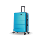 InUSA Elysian 24-Inch Hardside Spinner Checked Luggage