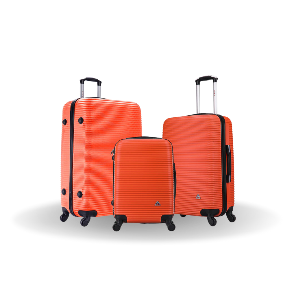 InUSA Royal 3-Piece Hardside Spinner Luggage Set