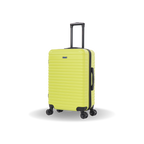 InUSA Deep 24" Hardside Spinner Checked Suitcase
